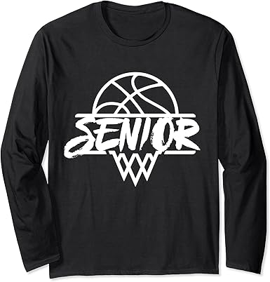 Senior Basketball Team Player Long Sleeve T-Shirt: Amazon.co.uk: Clothing